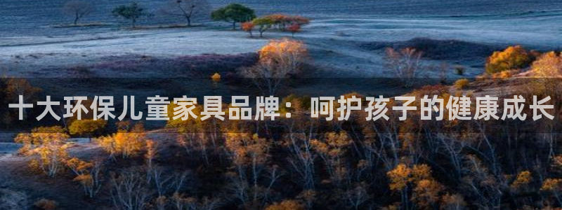 杏耀平台登录：十大环保儿童家具品牌：呵护孩子的健康成长